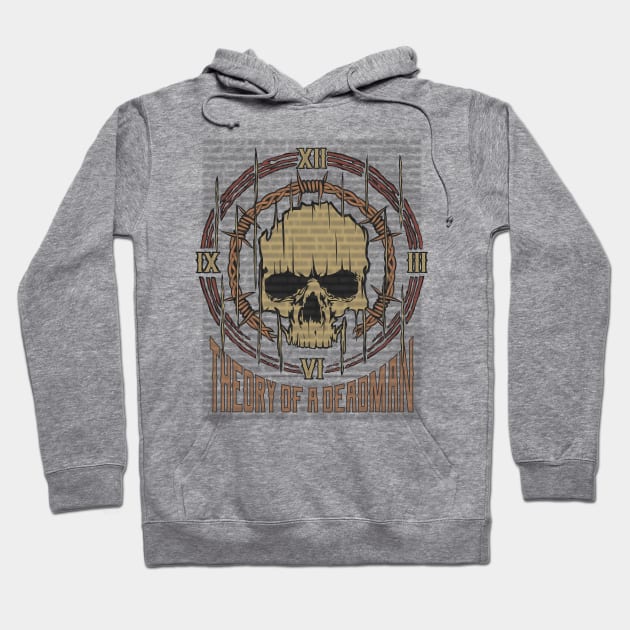 Theory of a Deadman Vintage Skull Hoodie by darksaturday